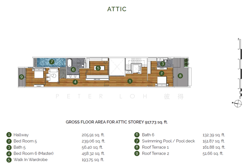For Sale Brand New Freehold Terrace with Mezzanine & Swimming Pool
