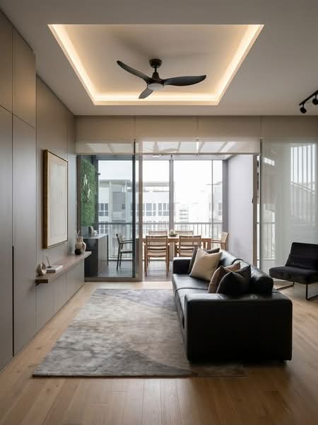 Austville Residences, 11 Sengkang East Avenue, 4 Bedrooms, 1,529 sqft, Executive Condominium For Sale, by Yeo Kenny, 25632336 - Living Room - PropertyGuru.com.sg