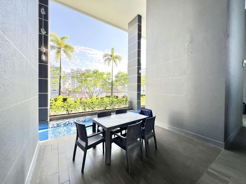 Cradels, 10 Lorong Limau, 1 Bedroom, 441 sqft, Condominium For Rent, by Nick Toh, 25633349 - Balcony - PropertyGuru.com.sg