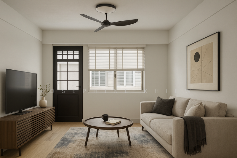 Artist impression living room
