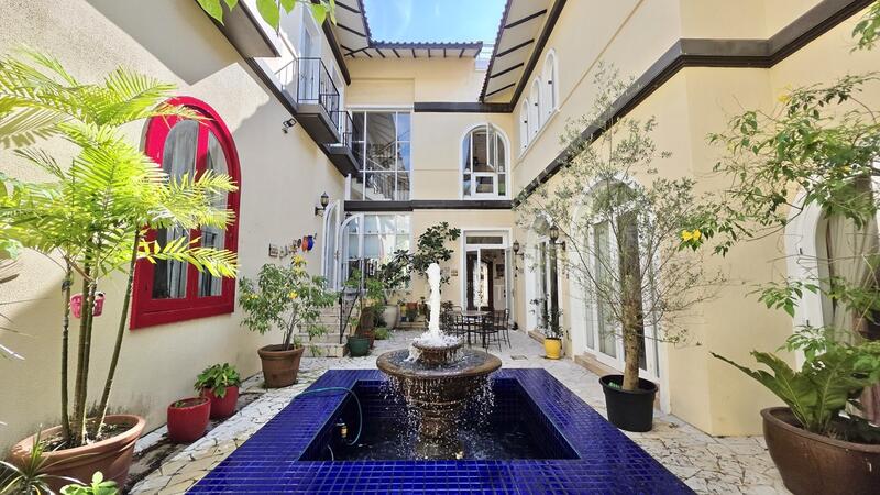 ✰ Grand 50m Frontage, Elevated GCB | 1km NYPS | Mediterranean Inspired, , 9 Bedrooms, 10,000 sqft, Good Class Bungalow For Sale, by Steve Tay, 25637710 - PropertyGuru.com.sg