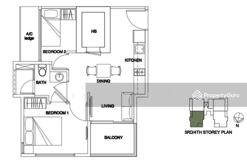 H Residences, 50A Lorong H Telok Kurau, 2 Bedrooms, 549 sqft, Apartment For Rent, by Ben XIA 夏天鹏, 25638805 - PropertyGuru.com.sg