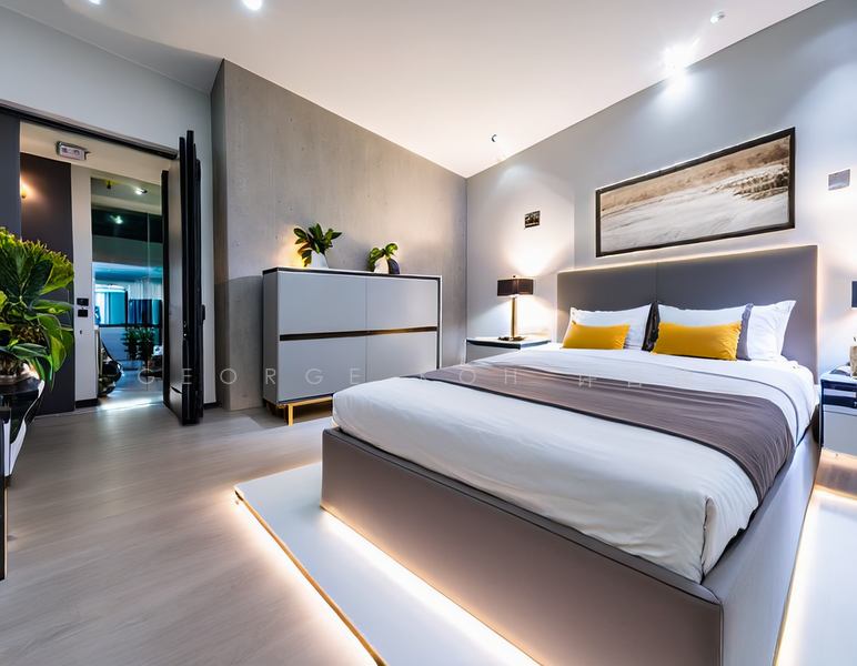 Modern 3 Storey Semi-Detached at Haig Estate Semi-Detached House For Sale at S$ 8,800,000 | PropertyGuru Singapore - Master Bedroom - ID Photo