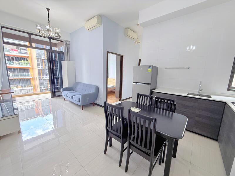Sims Urban Oasis, 12 Sims Drive, 2 Bedrooms, 710 sqft, Condominium For Rent, by Fu Wei, 25639983 - Living Room - PropertyGuru.com.sg