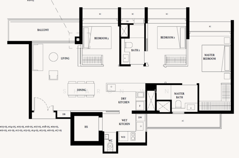 ⭐️D15 BEST BUY, FREEHOLD, WALK TO MRT, , 3 Bedrooms, 1,087 sqft, Apartment For Sale, by Sharon Wan, 25640442 - PropertyGuru.com.sg