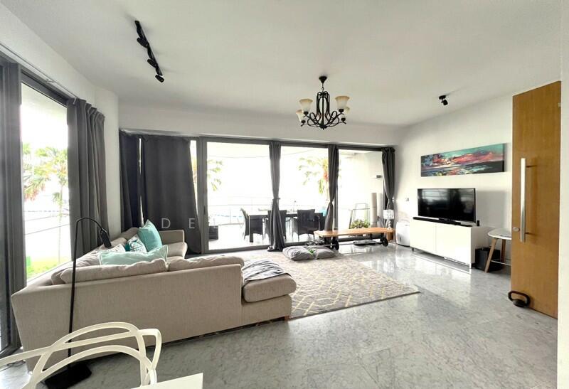 Seascape @ Sentosa Cove, 57 Cove Way, 3 Bedrooms, 2,174 sqft, Apartment For Rent, by Delvin Lim, 25641485 - Living Room - PropertyGuru.com.sg