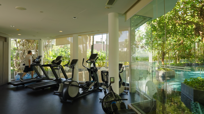 Seascape @ Sentosa Cove, 57 Cove Way, 3 Bedrooms, 2,174 sqft, Apartment For Rent, by Delvin Lim, 25641485 - Gym - PropertyGuru.com.sg