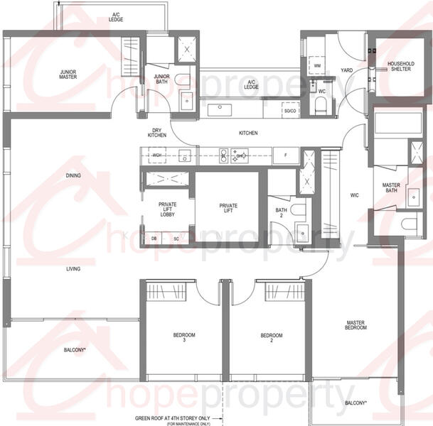 Midtown Modern, 16 Tan Quee Lan Street, 4 Bedrooms, 1,808 sqft, Condominium For Rent, by Kelvin Lim, 25643607 - PropertyGuru.com.sg