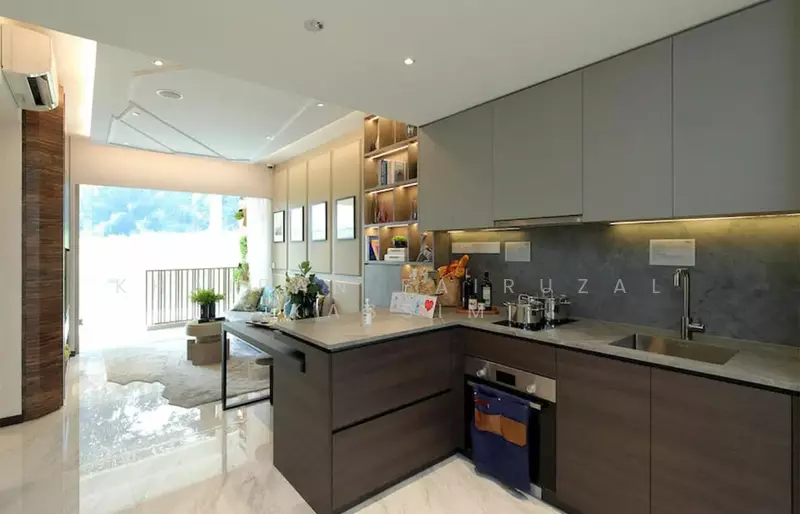 Kitchen on showflat
