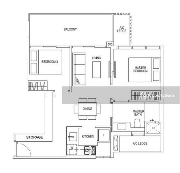 Sims Urban Oasis, 10 Sims Drive, 2 Bedrooms, 710 sqft, Condominium For Rent, by Ong Yu Rong, 25644342 - PropertyGuru.com.sg