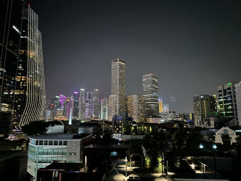 View at Night from Balcony