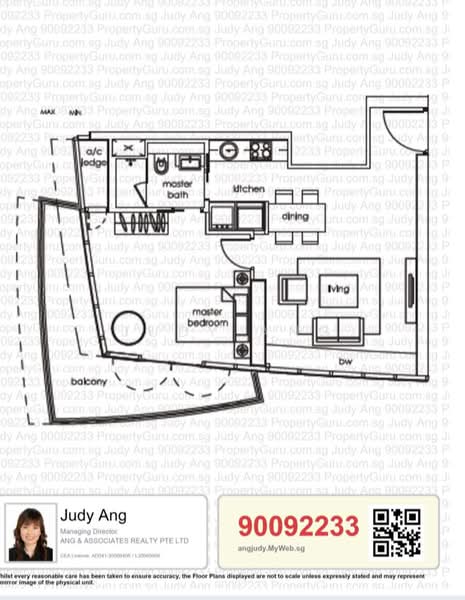 One Shenton, 1 Shenton Way, 1 Bedroom, 850 sqft, Apartment For Rent, by Judy Ang, 2987858 - PropertyGuru.com.sg