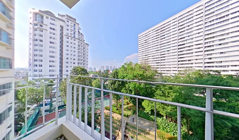 The Serenade @ Holland, 371 Holland Road, 3 Bedrooms, 1,152 sqft, Condominium For Rent, by Gerry Choo, 4083967 - View from Bedroom - PropertyGuru.com.sg