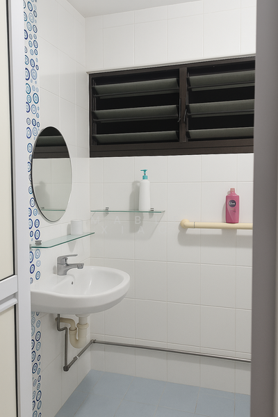 Bathroom 1 - Photo is digitally enhanced