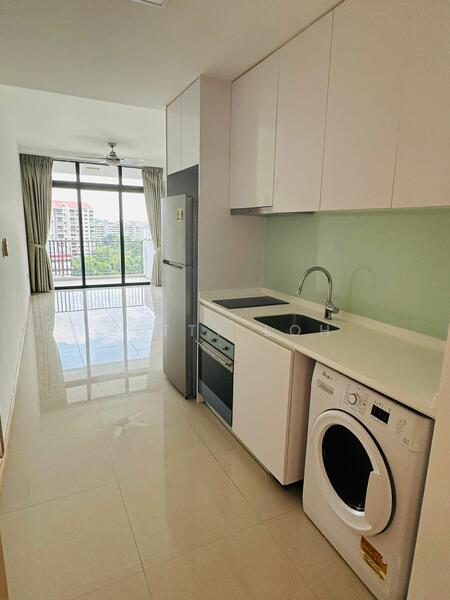 The Trilinq, 28B Jalan Lempeng, Buona Vista / West Coast / Clementi New Town, 1 Bedroom, 538 sqft, Condominium For Rent, by Betty Loh, 500000685 - Kitchen - PropertyGuru.com.sg