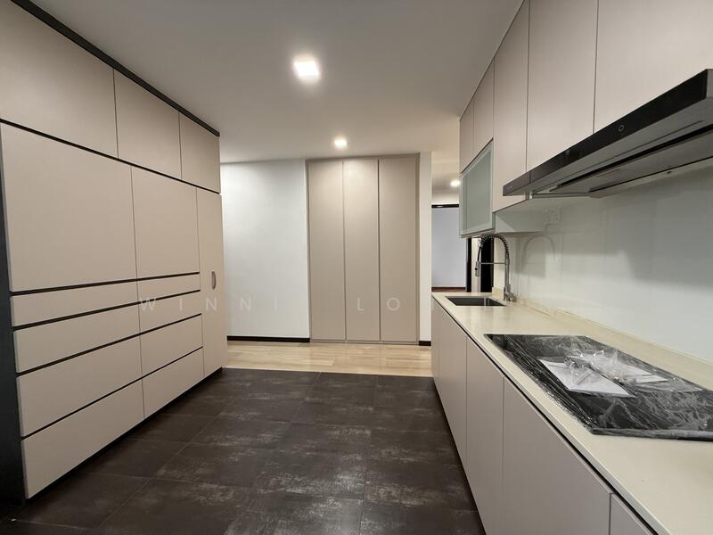 Open concept modern kitchen