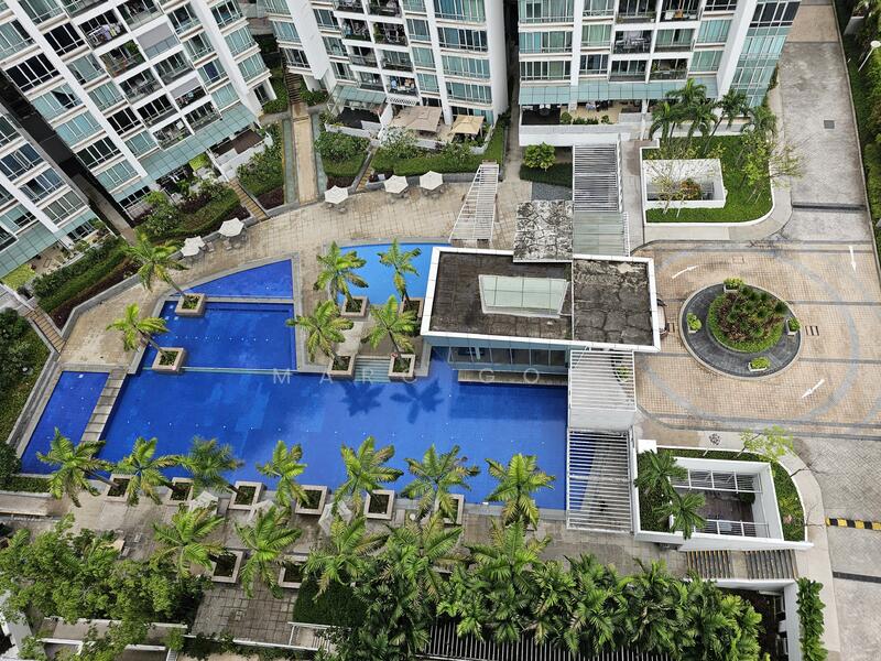 Full view of Pool and Greenscape