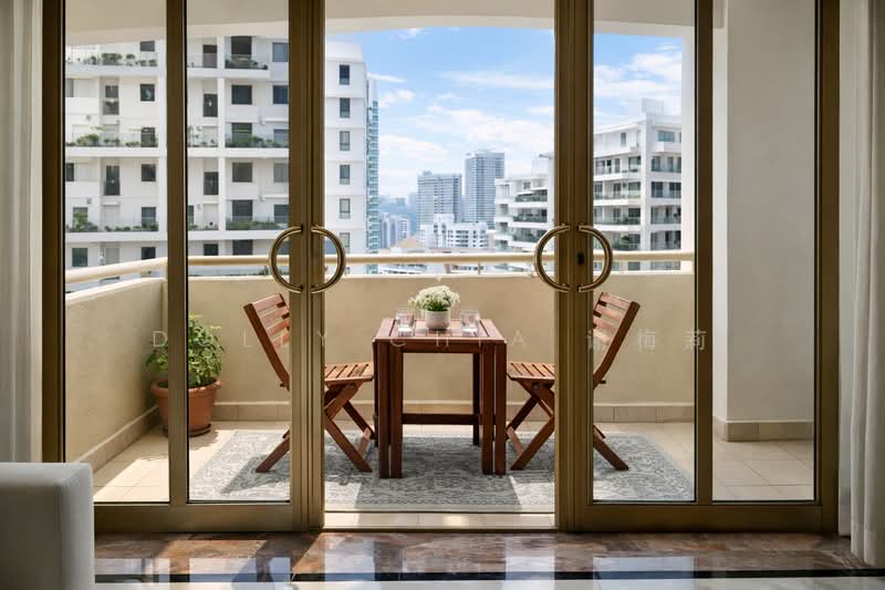 Leonie Condotel, 2 Leonie Hill Road, 4 Bedrooms, 2,568 sqft, Condominium For Rent, by Dolly Chia 谢梅莉, 500001601 - Balcony - PropertyGuru.com.sg