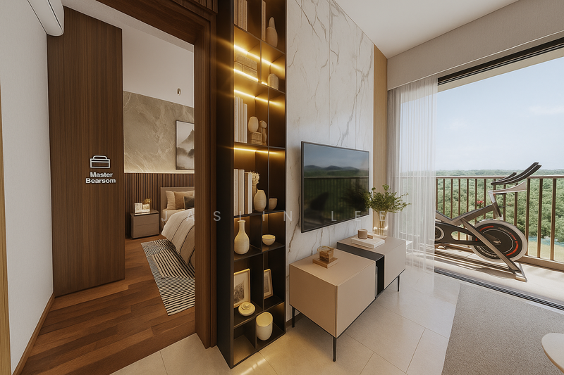 Lentor Modern, Lentor Central, 1 Bedroom, 527 sqft, Condominium For Sale, by Jaslin Lee, 500002359 - Living Room - PropertyGuru.com.sg