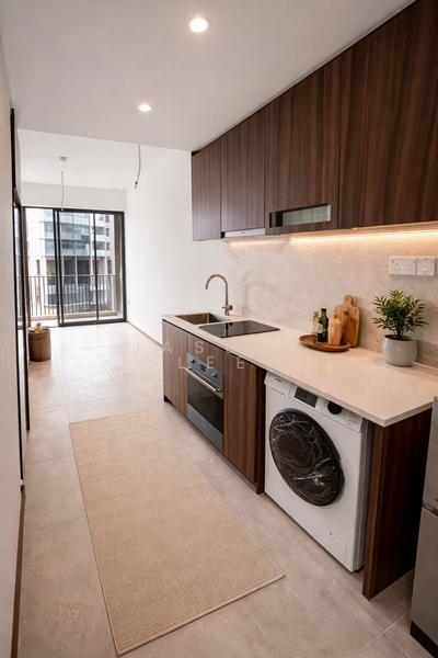Lentor Modern, Lentor Central, 1 Bedroom, 527 sqft, Condominium For Sale, by Jaslin Lee, 500002359 - Kitchen - PropertyGuru.com.sg