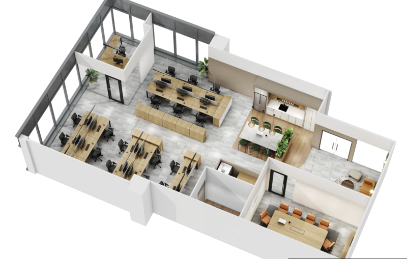 BNI Tower, 30 Raffles Place, 2,022 sqft, Office For Rent, by Linda Tey, 500002405 - Kitchen - CommercialGuru.com.sg