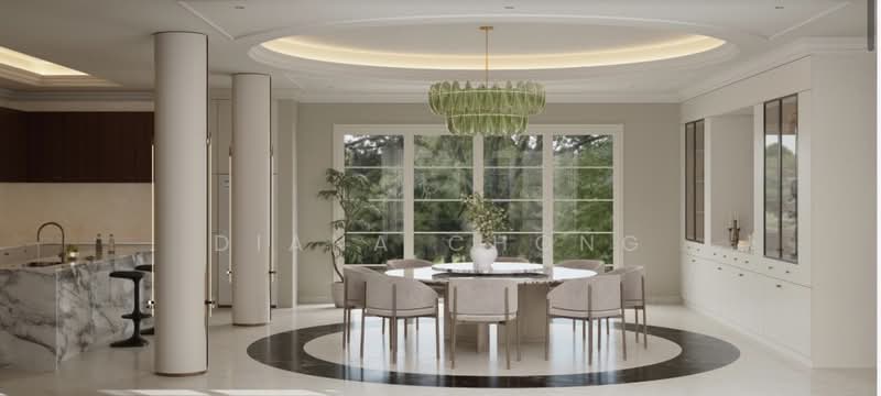 Modern and Newly Renovated and Modern 6 Bedroom GCB at Tanglin Hill, , 7 Bedrooms, 14,500 sqft, Good Class Bungalow For Rent, by Diana Chong, 500003435 - Dining Room - PropertyGuru.com.sg