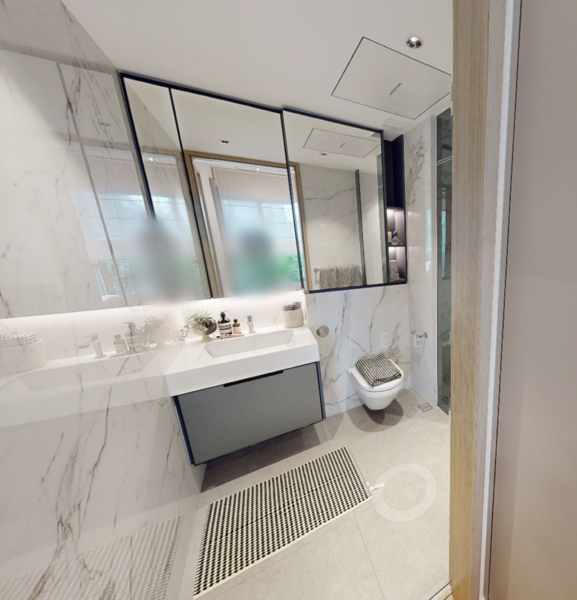 River Green Condominium For Sale at S$ 2,000,000 | PropertyGuru Singapore - Master Bathroom
