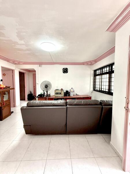 Spacious and Squarish Living Room