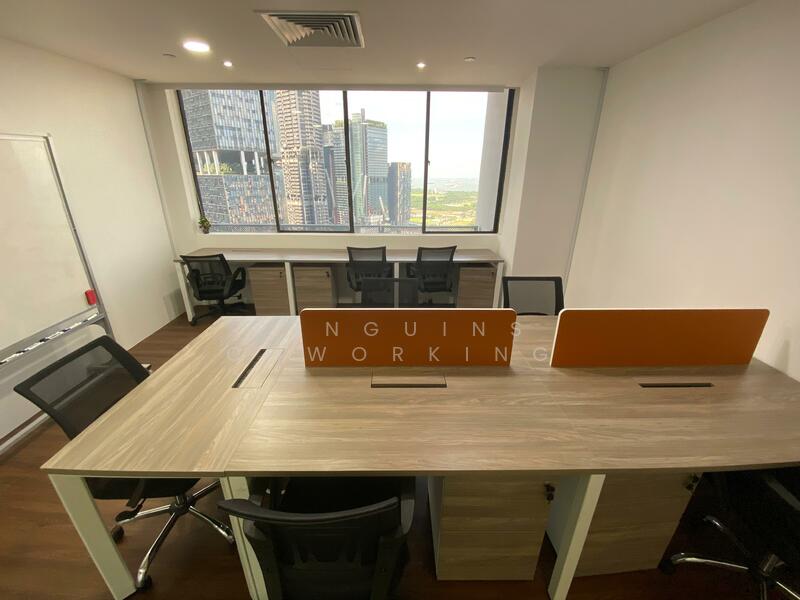 International Plaza, 10 Anson Road, 80 sqft, Office For Rent, by Penguins Coworking, 500003603 - 8-Pax Windowed Suite (Sea View) - CommercialGuru.com.sg