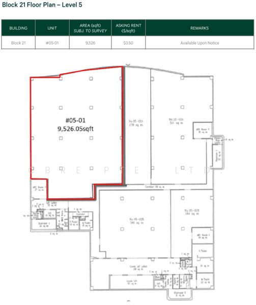 21 & 23 Ubi Road, , 1,862 sqft, Light Industrial (B1) For Rent, by WALLACE, 500003723 - CommercialGuru.com.sg