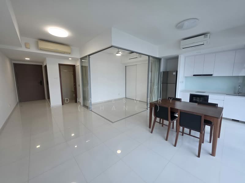 City Square Residences, 2 Kitchener Link, 1 Bedroom, 570 sqft, Condominium For Rent, by Dhaneswery (Dhanes), 500004018 - Living Room + Kitchen - PropertyGuru.com.sg