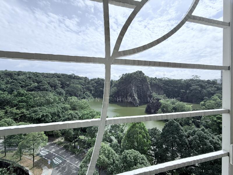 View from Balcony at Living