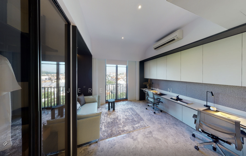 Living Room and Study