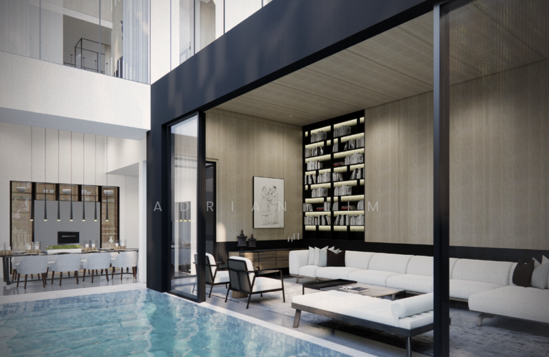 Robin Close Semi-Detached House For Sale at S$ 14,980,000 | PropertyGuru Singapore - Living Room