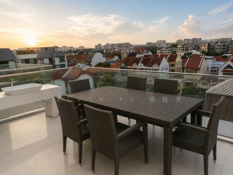 Callidora Ville, 19 Lor N Telok Kurau, 3 Bedrooms, 1,367 sqft, Apartment For Sale, by Melvyn Xu 许统书, 500004325 - Balcony - PropertyGuru.com.sg