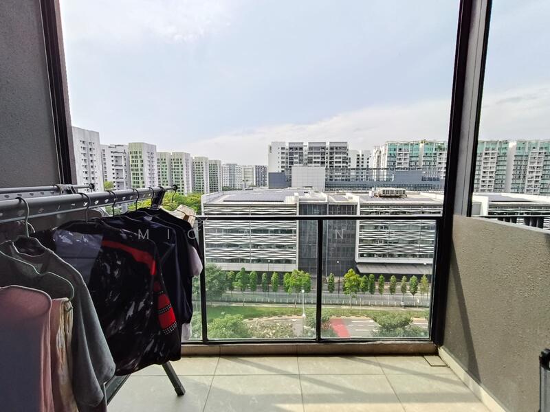 Balcony facing international school