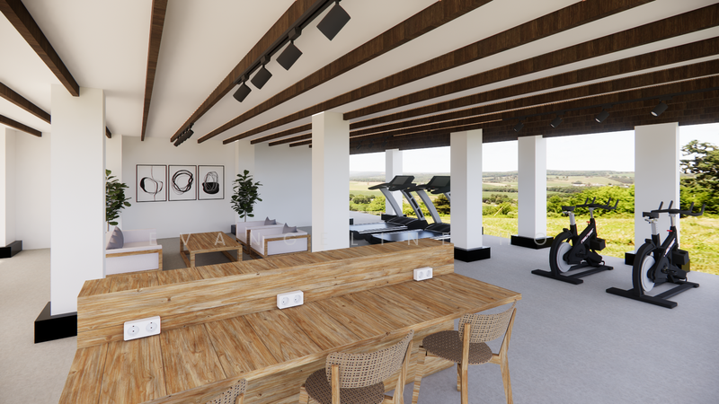 Rendering Furnished Living Room