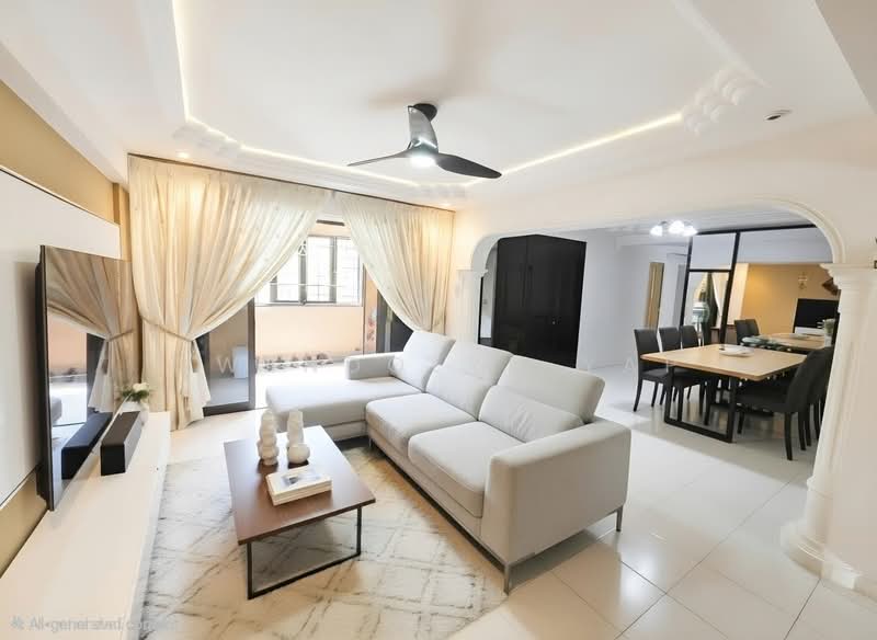 679 Choa Chu Kang Crescent, 679 Choa Chu Kang Crescent, 4 Bedrooms, 1,313 sqft, HDB Flat For Sale, by Gwendolyn Yap, 500005528 - Living Room - PropertyGuru.com.sg