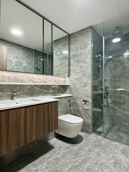 Lentor Modern, Lentor Central, 1 Bedroom, 527 sqft, Condominium For Sale, by Elena Ng, 500006216 - Bathroom - PropertyGuru.com.sg