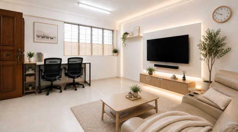337 Ang Mo Kio Avenue 1, 337 Ang Mo Kio Avenue 1, 3 Bedrooms, 979 sqft, HDB Flat For Sale, by Eileen Leong, 500006443 - Living Room - For Illustration Only - PropertyGuru.com.sg