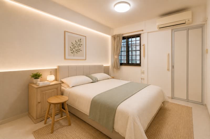 337 Ang Mo Kio Avenue 1, 337 Ang Mo Kio Avenue 1, 3 Bedrooms, 979 sqft, HDB Flat For Sale, by Eileen Leong, 500006443 - Master Bedroom - For Illustration Only - PropertyGuru.com.sg