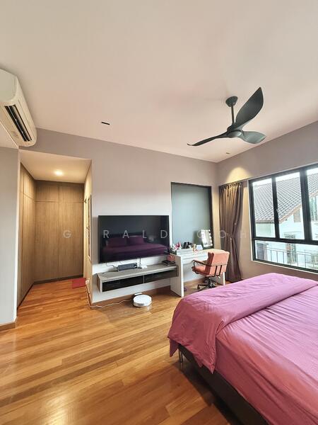 Master bedroom with walk-in wardrobe