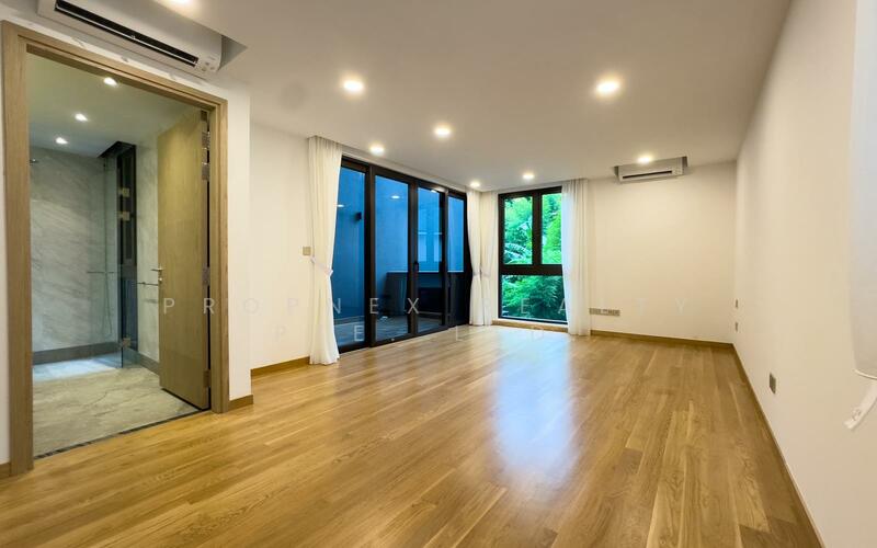 🏆JIA LANDED🏆 Brand-New Freehold Prime Location Semi-D – Designer Living with Pool & Lift Semi-Detached House For Sale at S$ 14,380,000 | PropertyGuru Singapore - Living Room