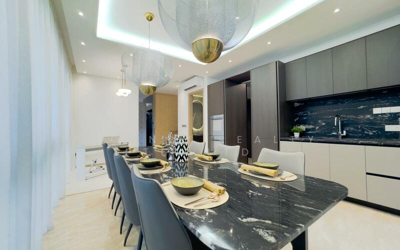 🏆JIA LANDED🏆 Brand-New Freehold Prime Location Semi-D – Designer Living with Pool & Lift Semi-Detached House For Sale at S$ 14,380,000 | PropertyGuru Singapore - Dining Room