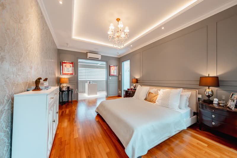 1 Km to CHIJ School,Freehold,Designer Landed home near MRT, Jalan Kuras, 7 Bedrooms, 5,000 sqft, Terraced House For Sale, by Kesang Labattu, 500006623 - Master Bedroom - PropertyGuru.com.sg