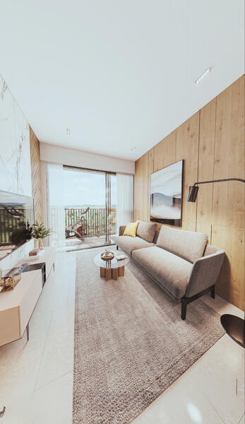 Lentor Modern, Lentor Central, 1 Bedroom, 527 sqft, Condominium For Rent, by Dena Mendes, 500006827 - Living Room - PropertyGuru.com.sg