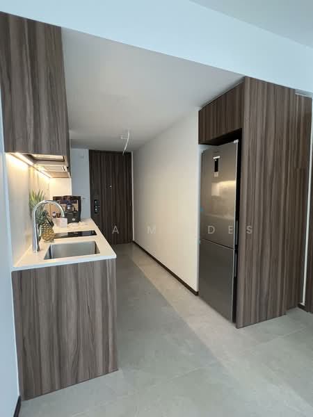Lentor Modern, Lentor Central, 1 Bedroom, 527 sqft, Condominium For Rent, by Dena Mendes, 500006827 - Kitchen - PropertyGuru.com.sg
