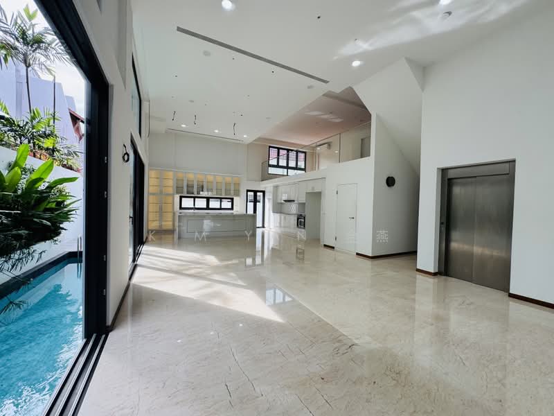 Brand New with Pool, 5 levels with Lift, 7 Big bedrooms ensuite, huge living & dining hall, Walk to Stevens MRT, call 8130 3636 to view, 7 Bedrooms, 9,500 sqft, Semi-Detached House For Sale, by Kim Yan 金燕, 500006856 - Interior - PropertyGuru.com.sg