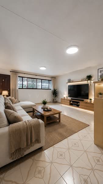 332 Hougang Avenue 5, 332 Hougang Avenue 5, 3 Bedrooms, 1,119 sqft, HDB Flat For Sale, by Yvonne Lim, 500007052 - Living Room - PropertyGuru.com.sg