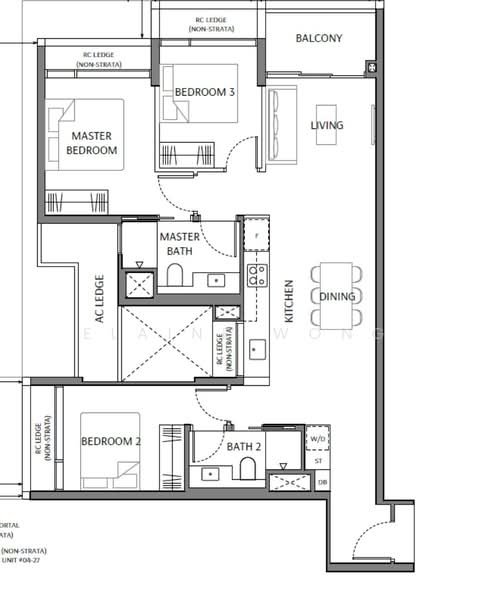 D9 999 BEST BUY, MRT, , 3 Bedrooms, 990 sqft, Condominium For Sale, by Elaine Wong, 500007077 - PropertyGuru.com.sg
